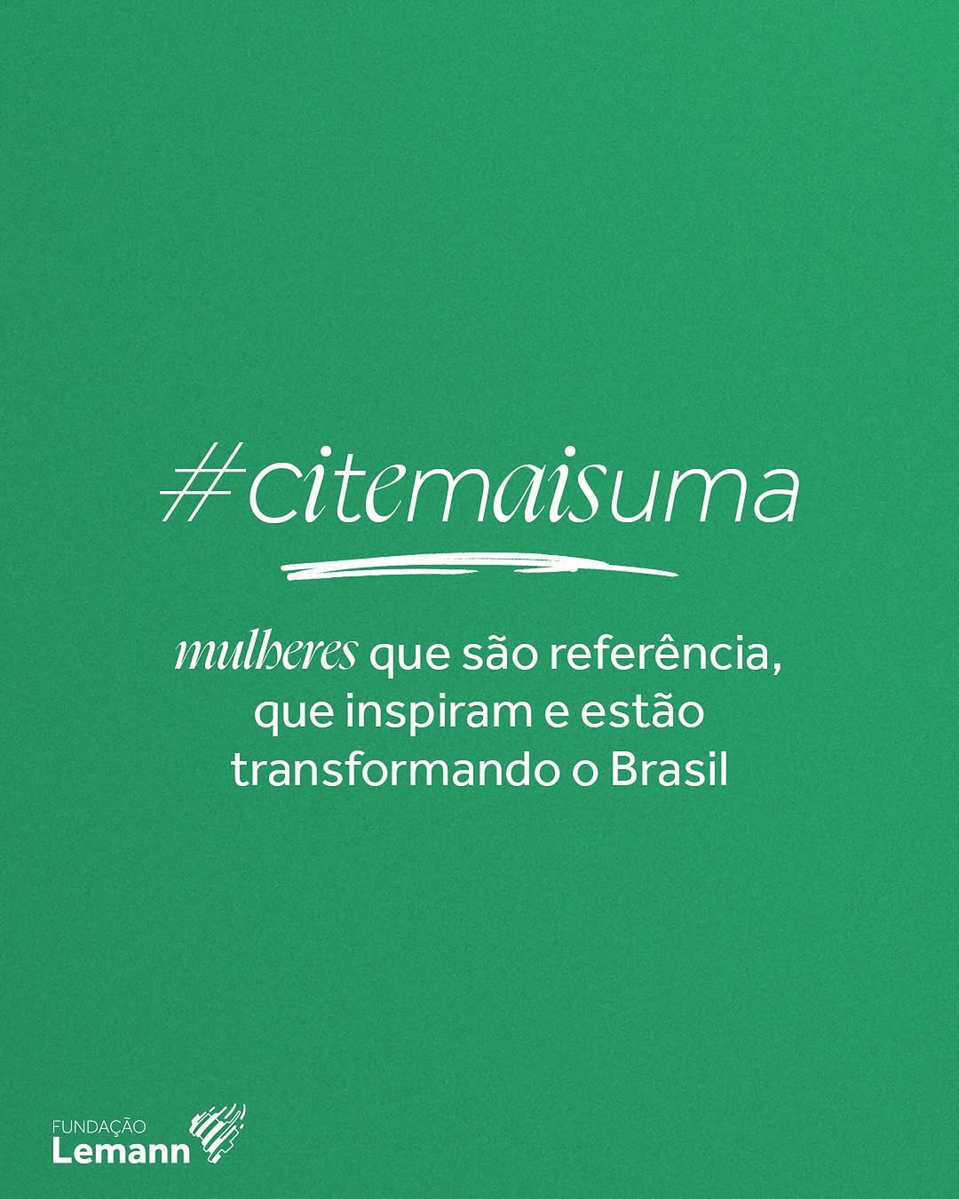Campanha #CiteMaisUma - Conteúdo 2